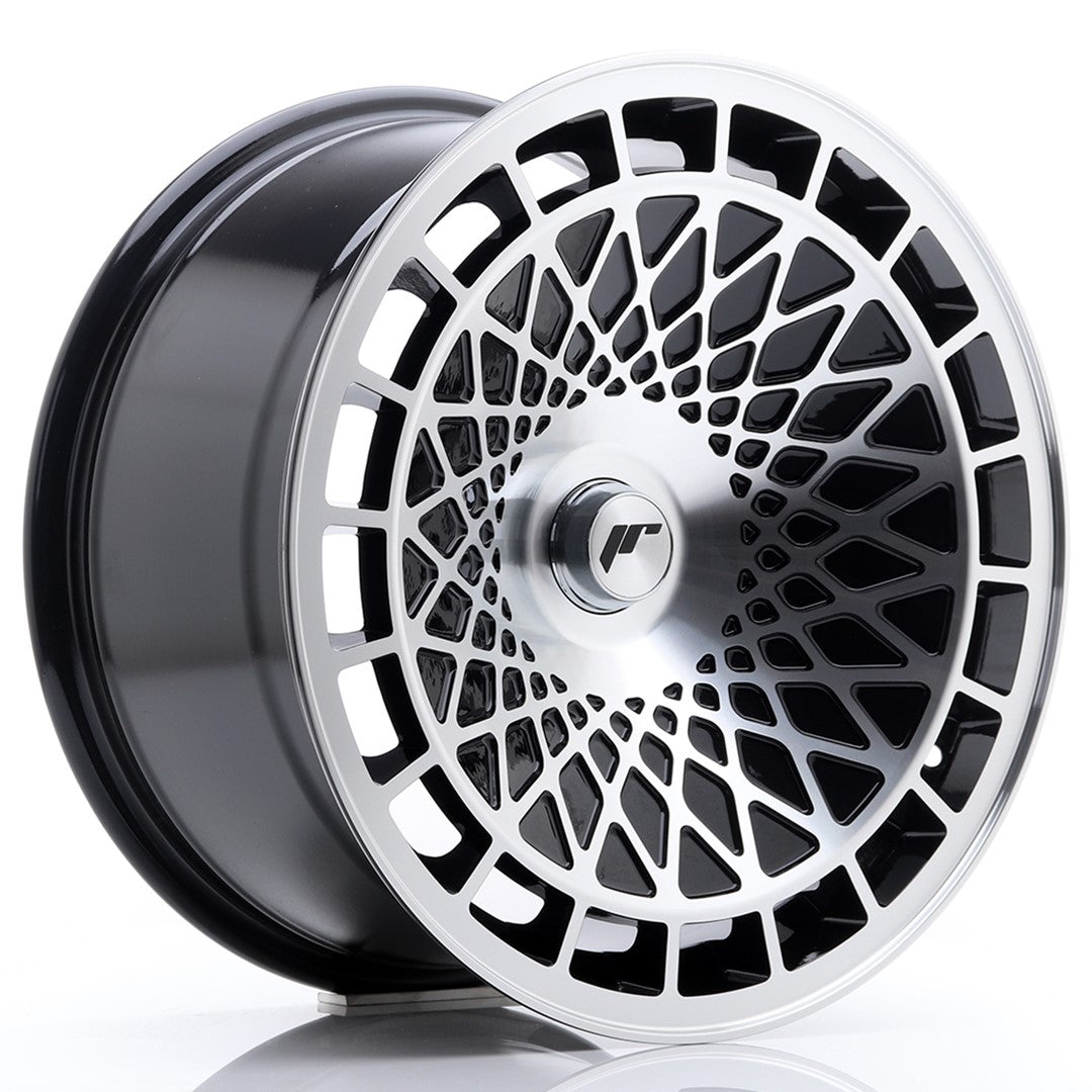 Japan Racing JR-14 17x8.5" (4 & 5 trous - sur mesure) ET15, Noir / Brillant