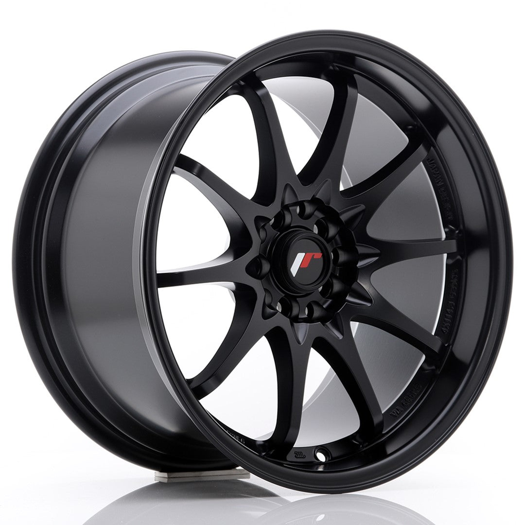 Japan Racing JR-5 17x9.5" 5x100/114.3 ET25, Noir Mat / Satiné