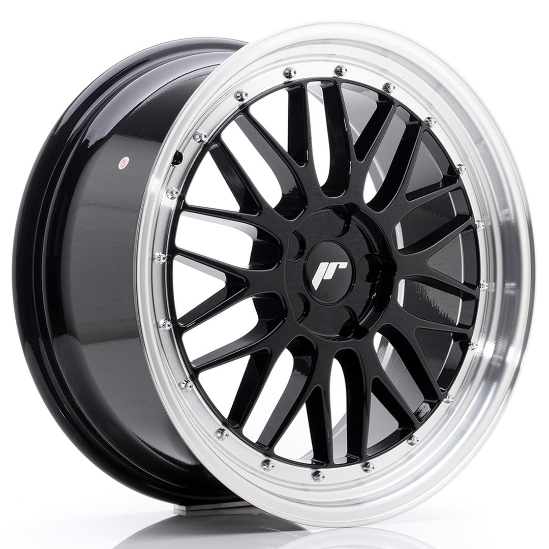 Japan Racing JR-23 19x8.5" (5 trous - sur mesure) ET20-50, Noir Brillant