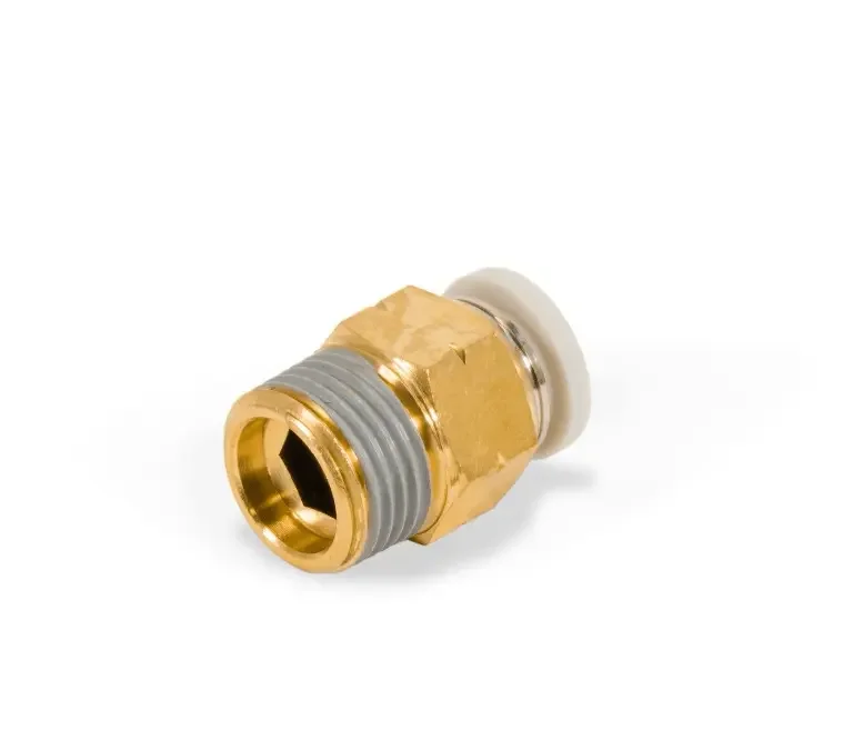 Push-in fitting metal - 3/8" NPT male thread | 3/8" Push-in (like Air Lift 21864) Rasl'Bitume