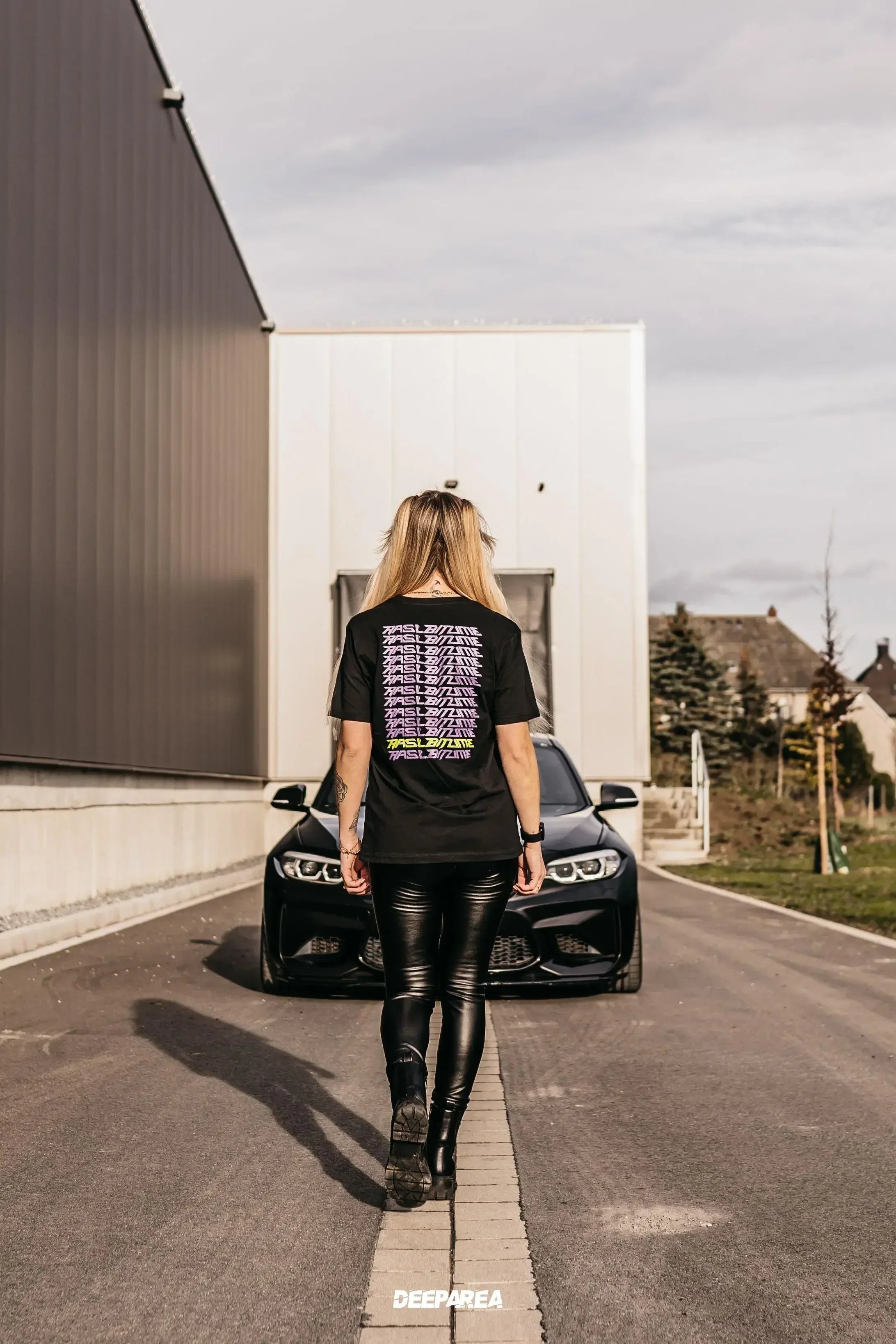 T-shirt unisexe Rasl'bitume fluo Rasl'Bitume