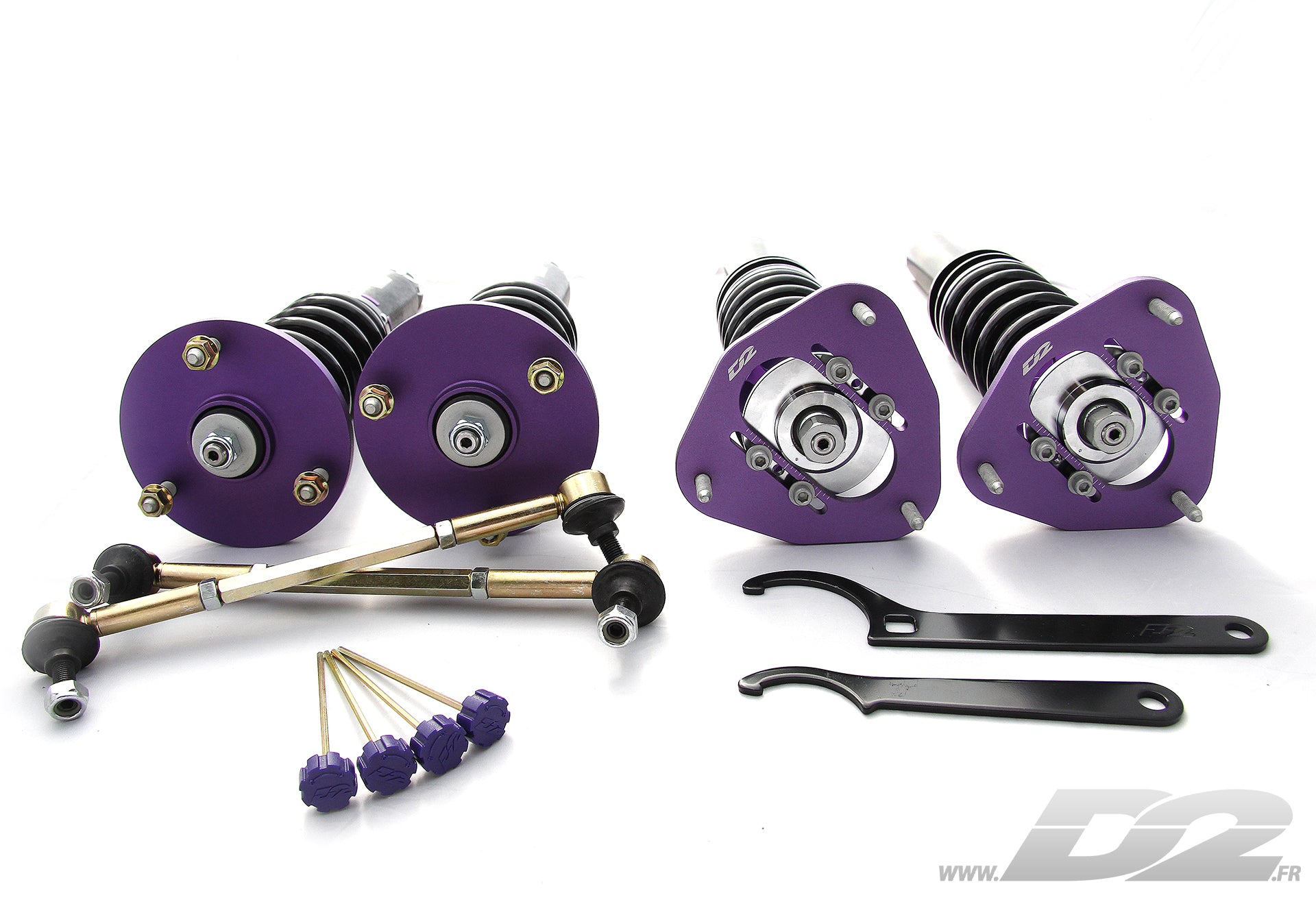 Combinés Filetés D2 Street pour Porsche 996 Carrera 4 / 4S (1998-2001)
