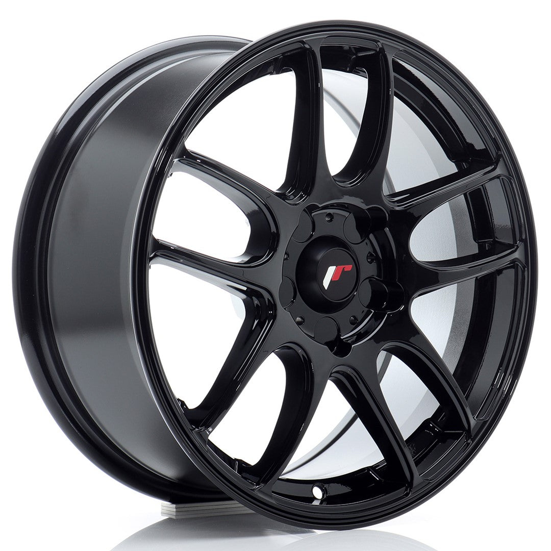 Japan Racing JR-29 16x7" (5 trous - sur mesure) ET20-42, Noir Brillant
