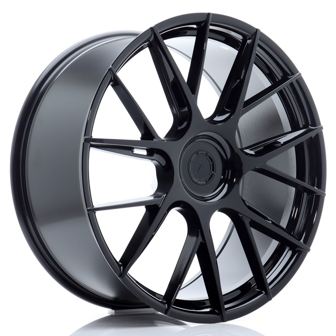 Japan Racing JR-42 22x9.5" (5 trous - sur mesure) ET20-48, Noir Brillant