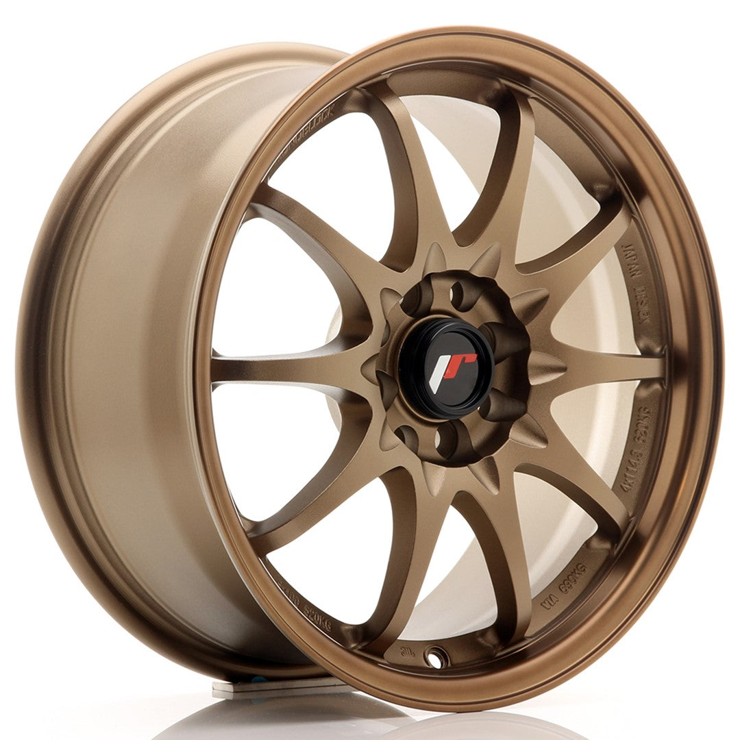 Japan Racing JR-5 16x7" 4x100/108 ET30, Bronze Anodisé