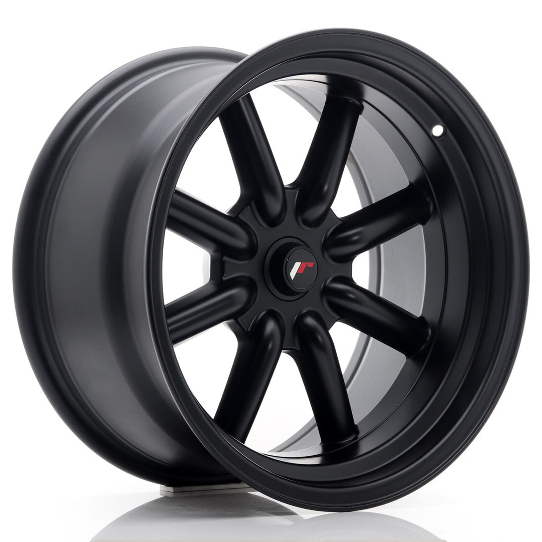 Japan Racing JR-19 17x9" (4 & 5 trous - sur mesure) ET-25, Noir Mat / Satiné