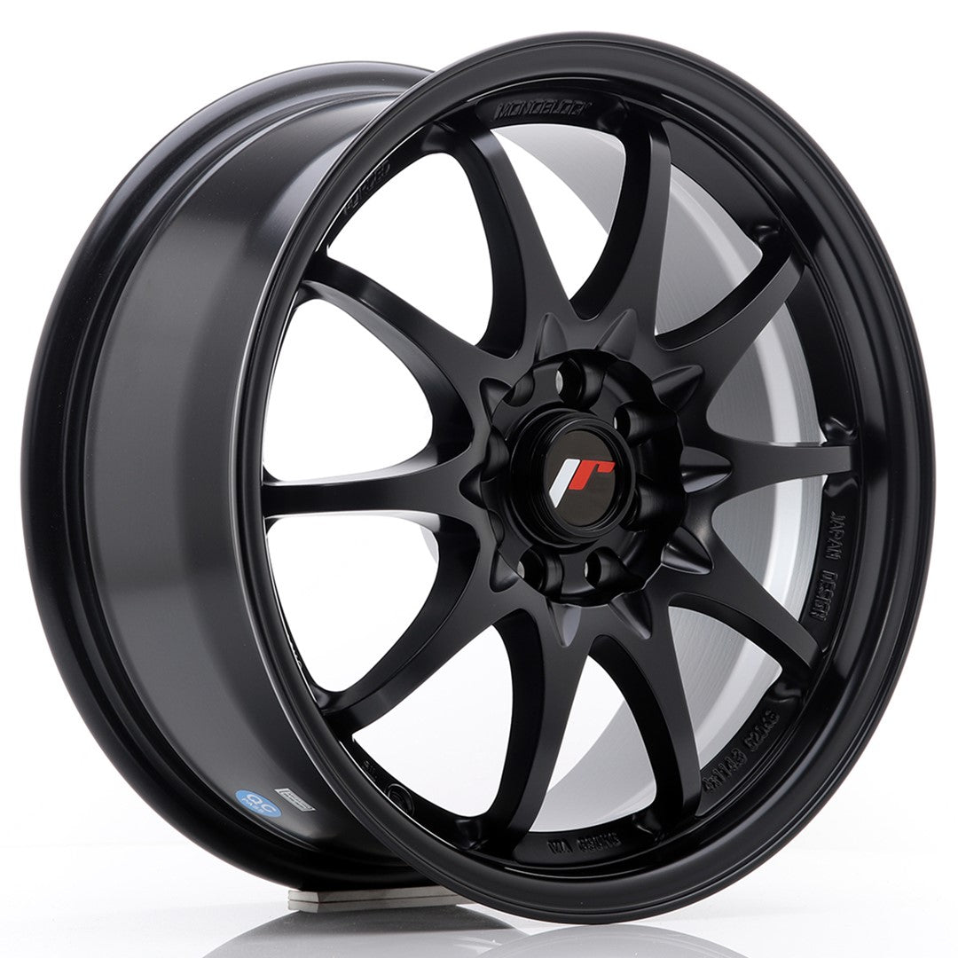 Japan Racing JR-5 16x7" 4x100/108 ET30, Noir Mat / Satiné