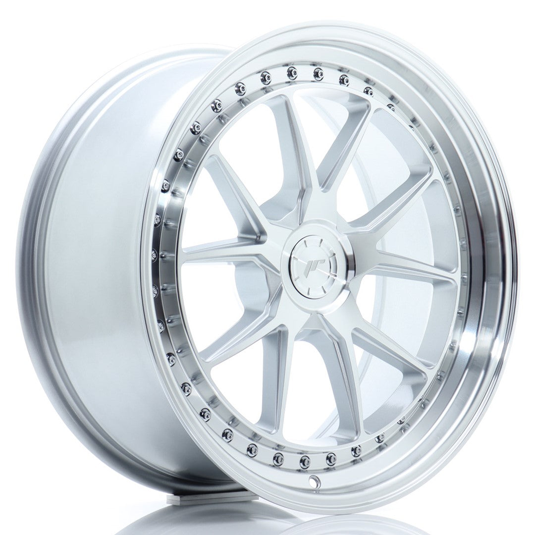 Japan Racing JR-39 19x8.5" (5 trous - sur mesure) ET15-35, Gris Argenté