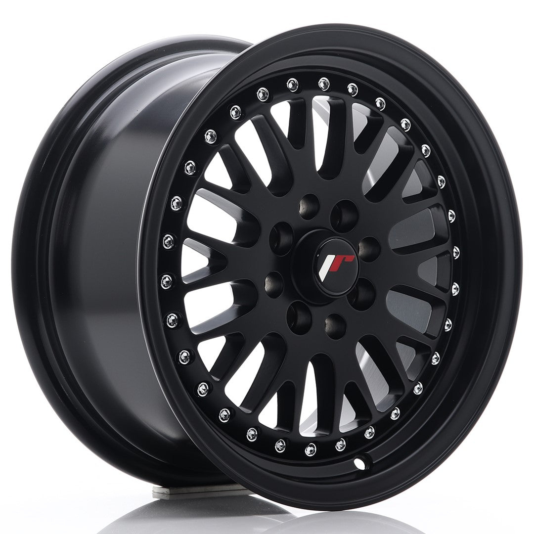 Japan Racing JR-10 15x7" 4x100/108 ET30, Noir Mat / Satiné
