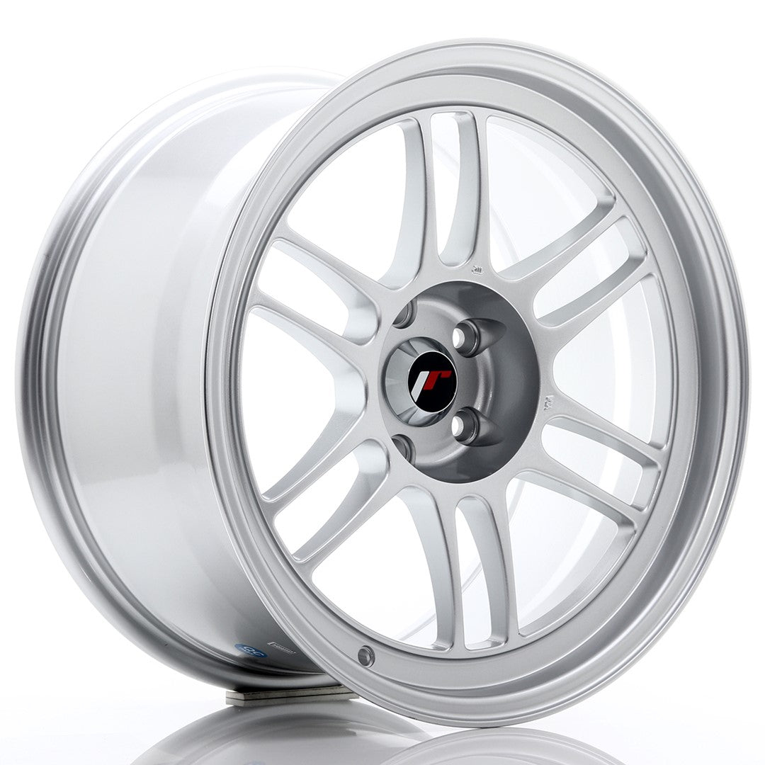 Japan Racing JR-7 18x9.5" 5x114.3 ET15, Gris Argenté / Poli