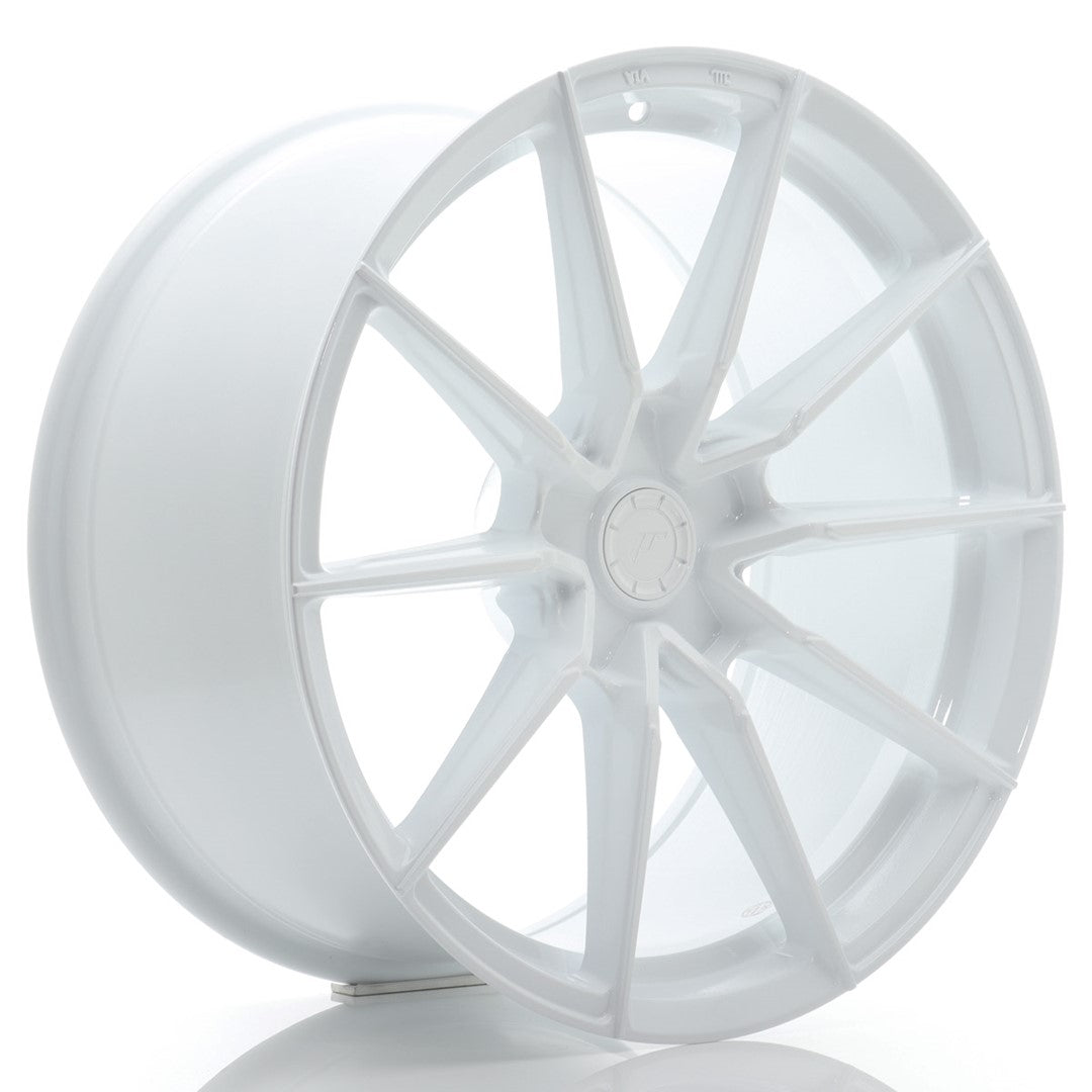 Japan Racing SL-02 Super Light 19x10.5" (5 trous - sur mesure) ET15-57, Blanc
