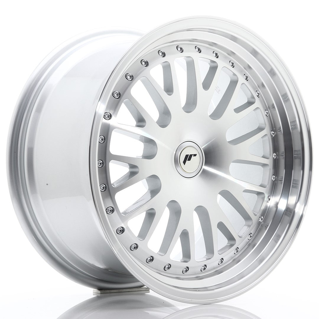 Japan Racing JR-10 18x9.5" (4 & 5 trous - sur mesure) ET20-40, Gris Argenté / Poli