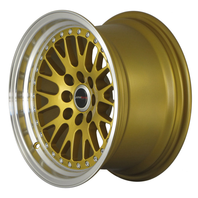 Japan Racing JR-10 15x8" 4x100/108 ET20, Or / Doré