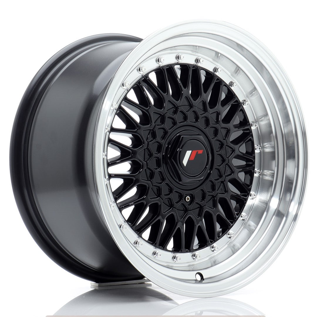 Japan Racing JR-9 16x9" (4 & 5 trous - sur mesure) ET20, Noir Brillant