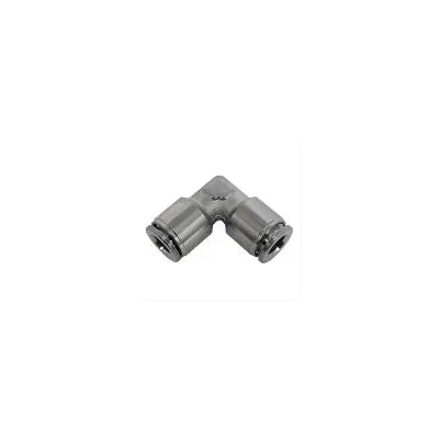 Air Lift 21860 - Conector curvado - 1/4" Push-in metálico