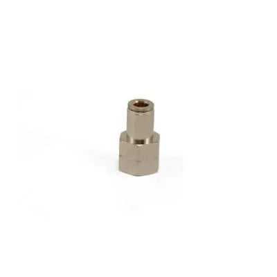 Air Lift 21869 - Straight Connector - 1/4" NPT Female | 1/4" Push-in Metal