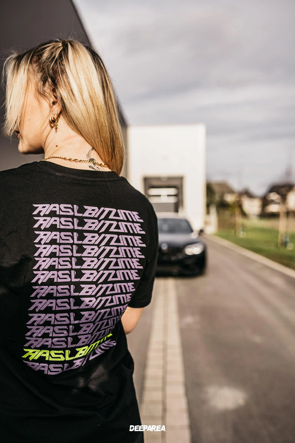 T-shirt unisexe Rasl'bitume fluo Rasl'Bitume