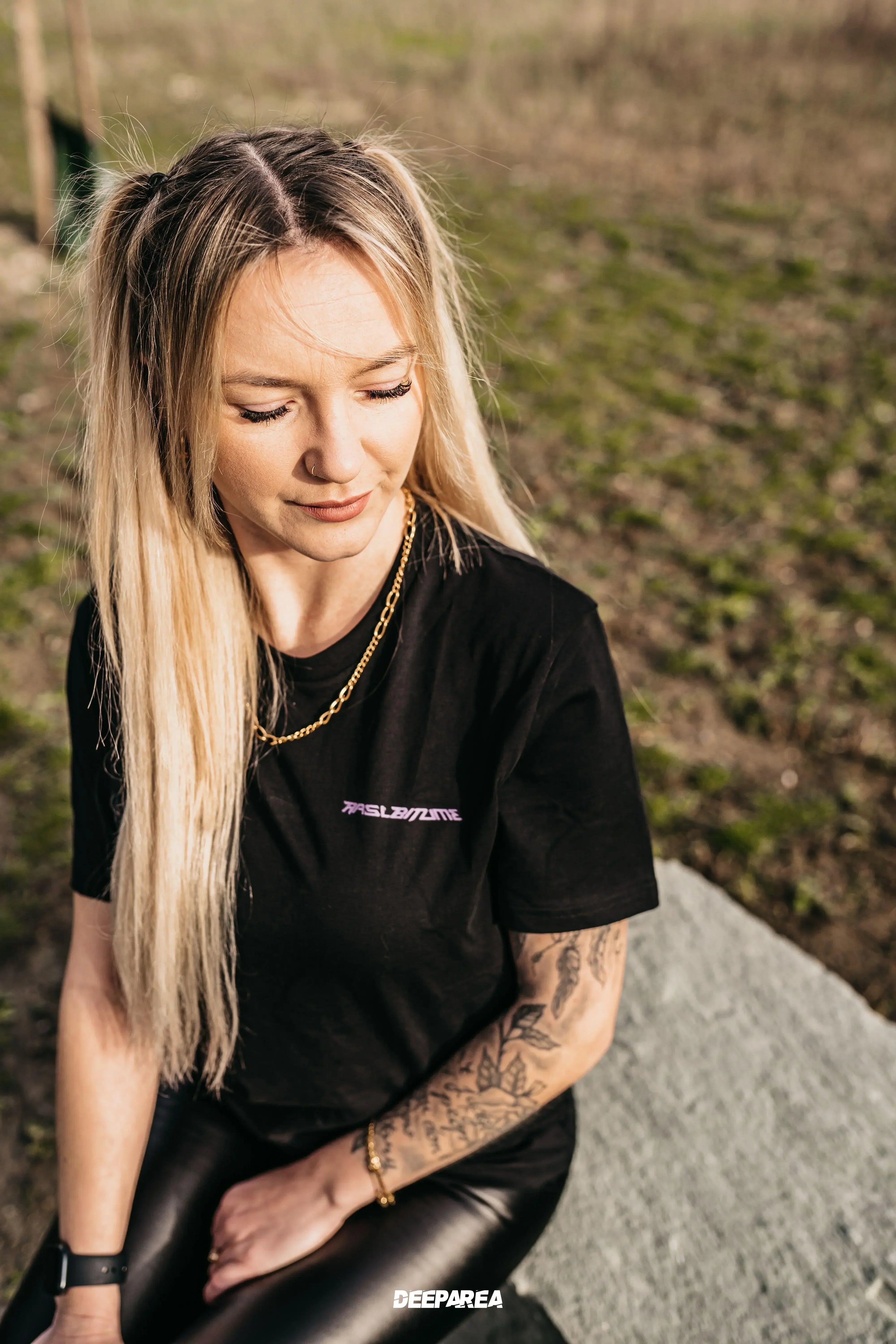 T-shirt unisexe Rasl'bitume fluo Rasl'Bitume