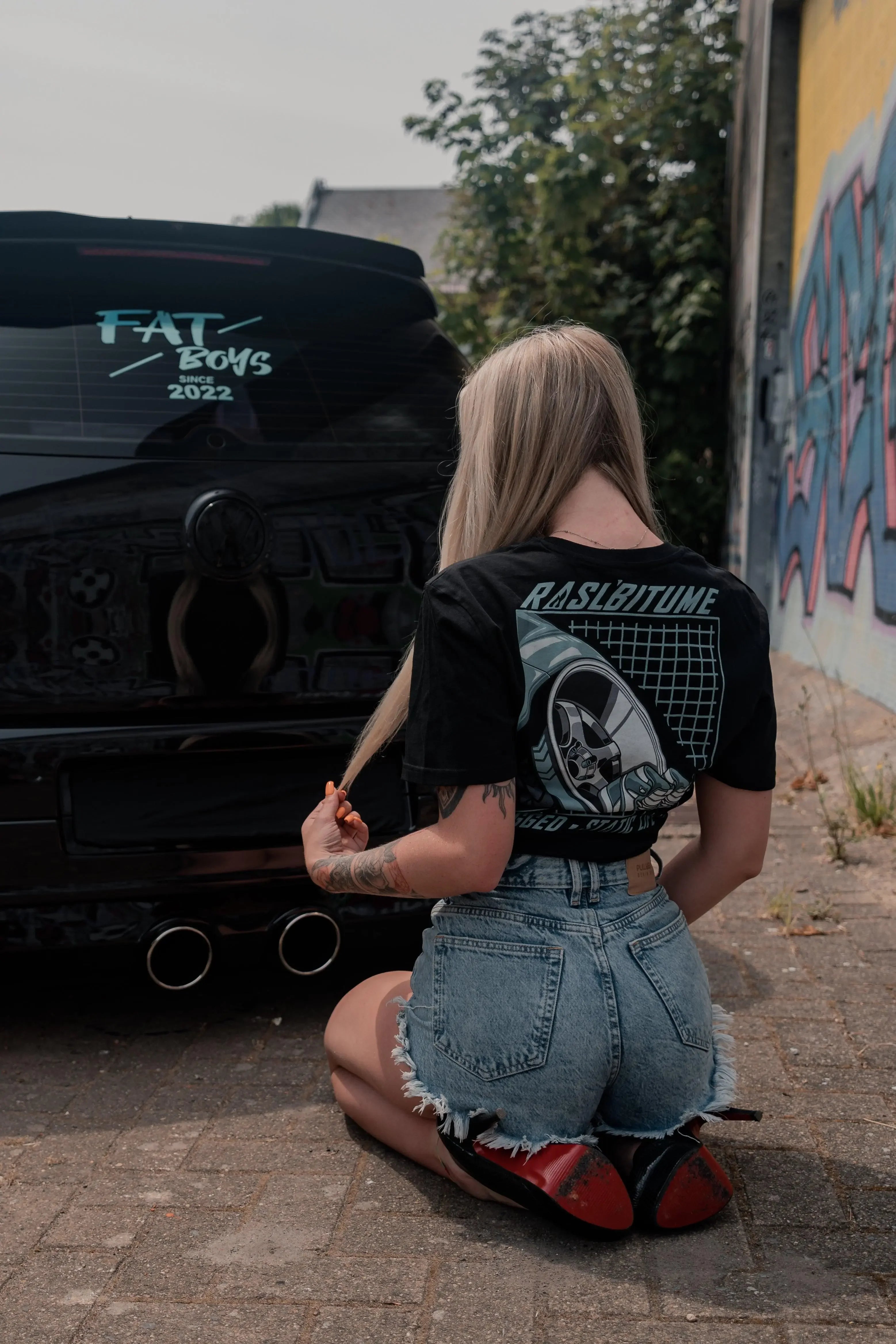 T-shirt unisexe Shoes wars Rasl'Bitume