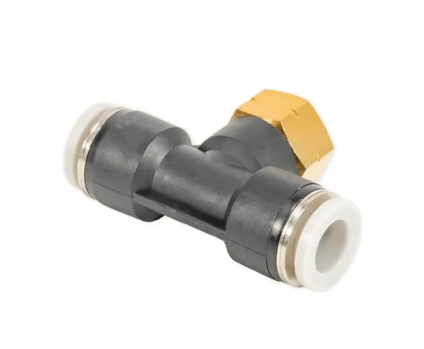T-Fitting - 3/8" Push-in | 1/8" NPT female thread |3/8" Push-in Rasl'Bitume