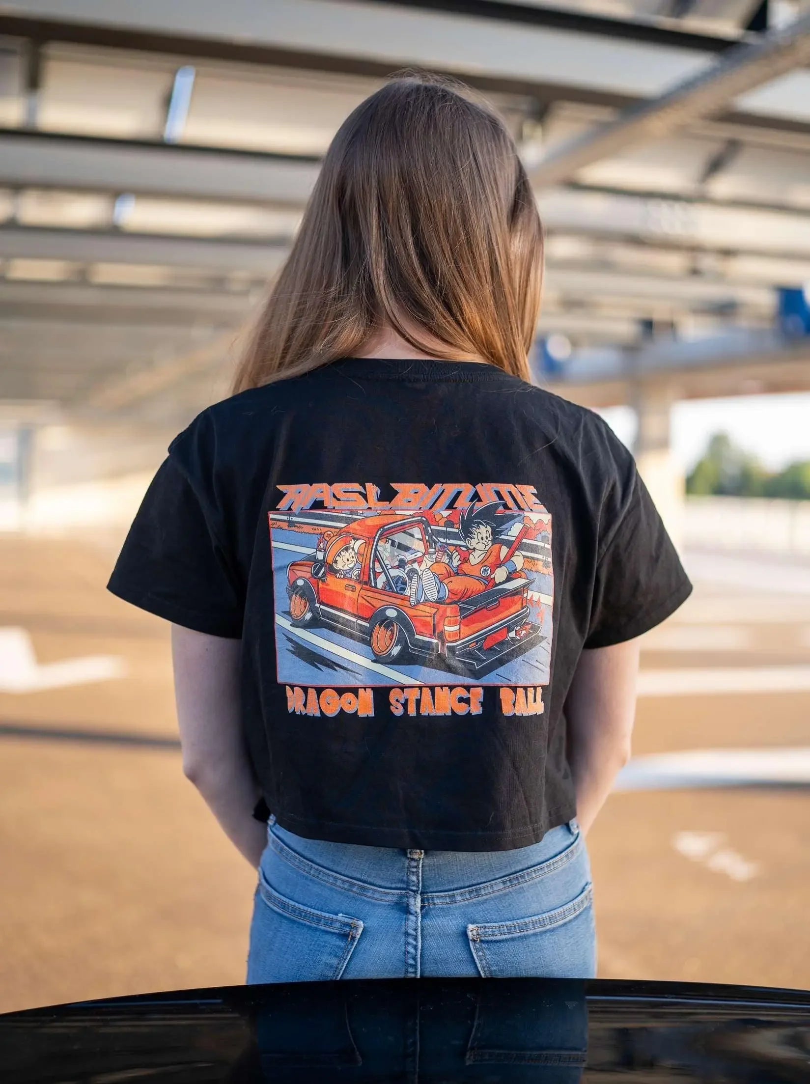 T-shirt Crop-top Dragon Stance ball Rasl'Bitume