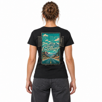 T-shirt da donna American Road Spirit Rasl'Bitume