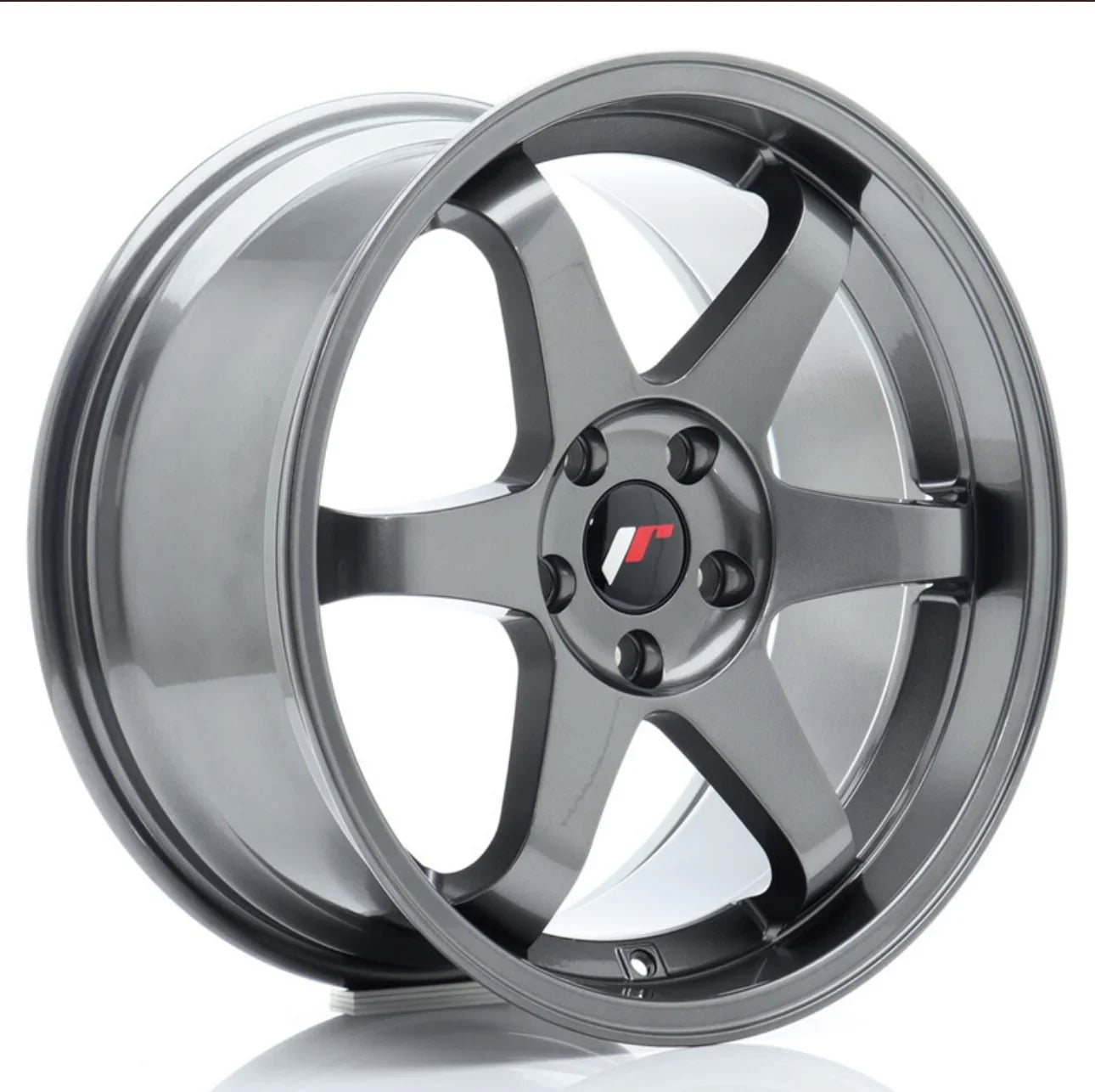 Japan Racing JR-3 16x8" 4x100 ET25 Gunmetal - Rasl'Bitume