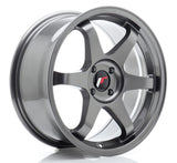 Japan Racing JR-3 17x8" 4x100 ET35, Gunmetal - Rasl'Bitume