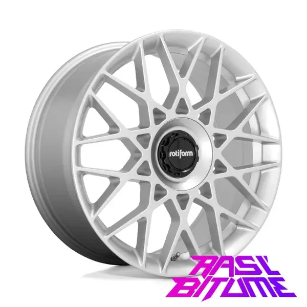 Rotiform BLQ-C | 8,5x19 ET45 alésage 66,6 Silver 5x112 - Rasl'Bitume