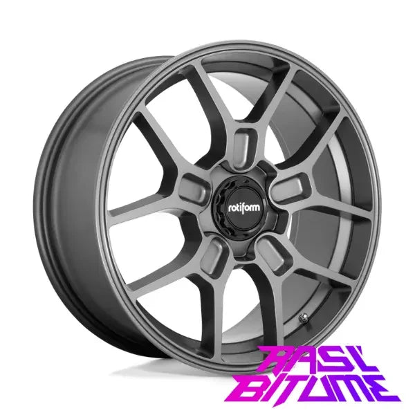 Rotiform ZMO | 8,5x19 ET45 alésage 66,6 Anthracite 5x112 - Rasl'Bitume