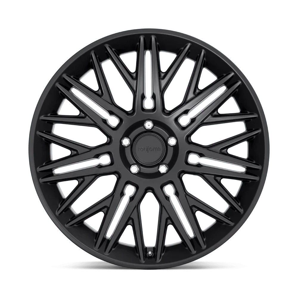 Rotiform JDR | 10x22 ET25 alésage 84,2 Noir Matt 5x130 - Rasl'Bitume