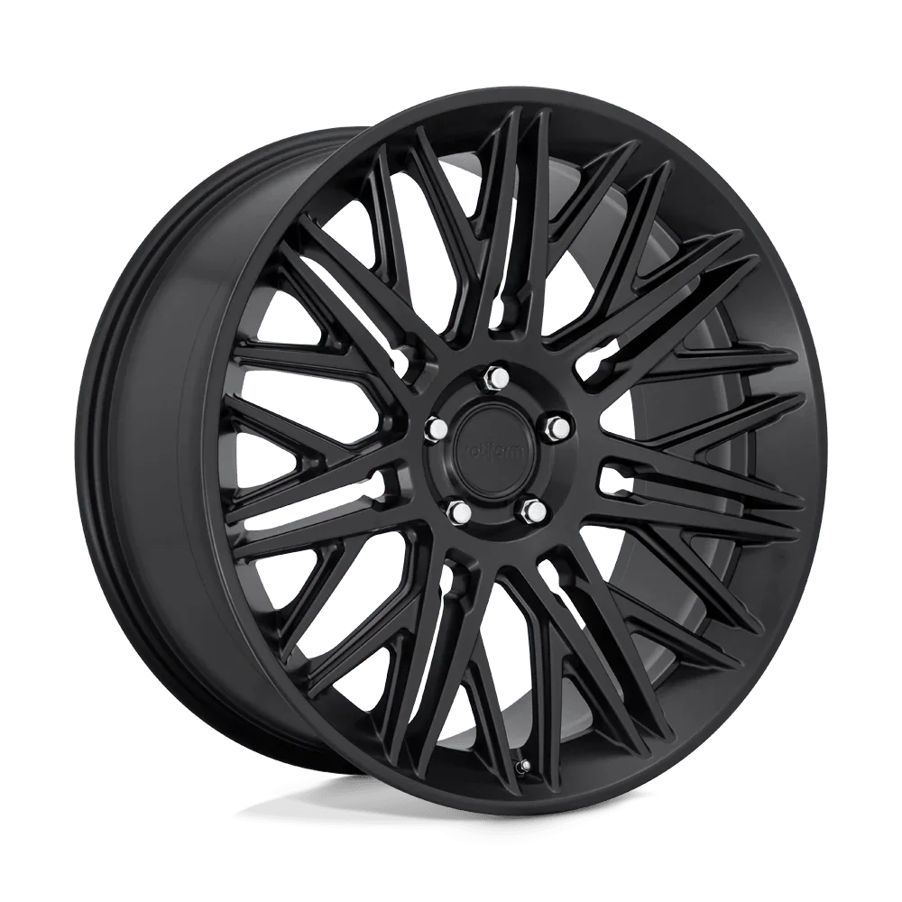 Rotiform JDR | 10x22 ET20 alésage 66,6 Noir matt 5x112 - Rasl'Bitume