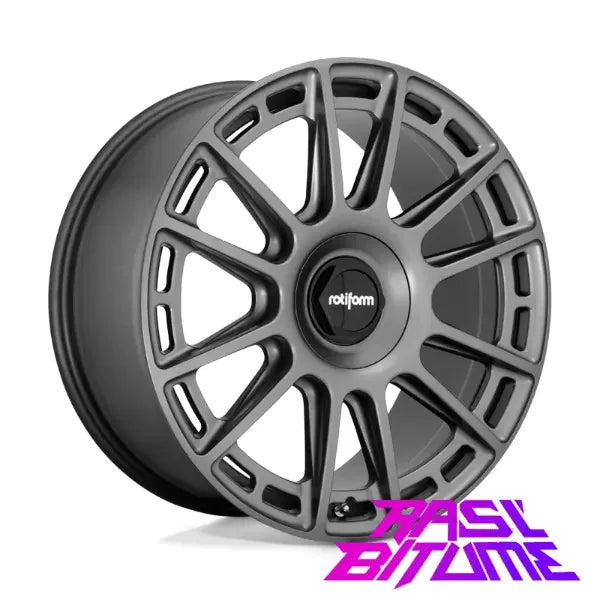 Rotiform OZR | 8,5x19 ET45 alésage 66,6 Anthracite 5x112 - Rasl'Bitume