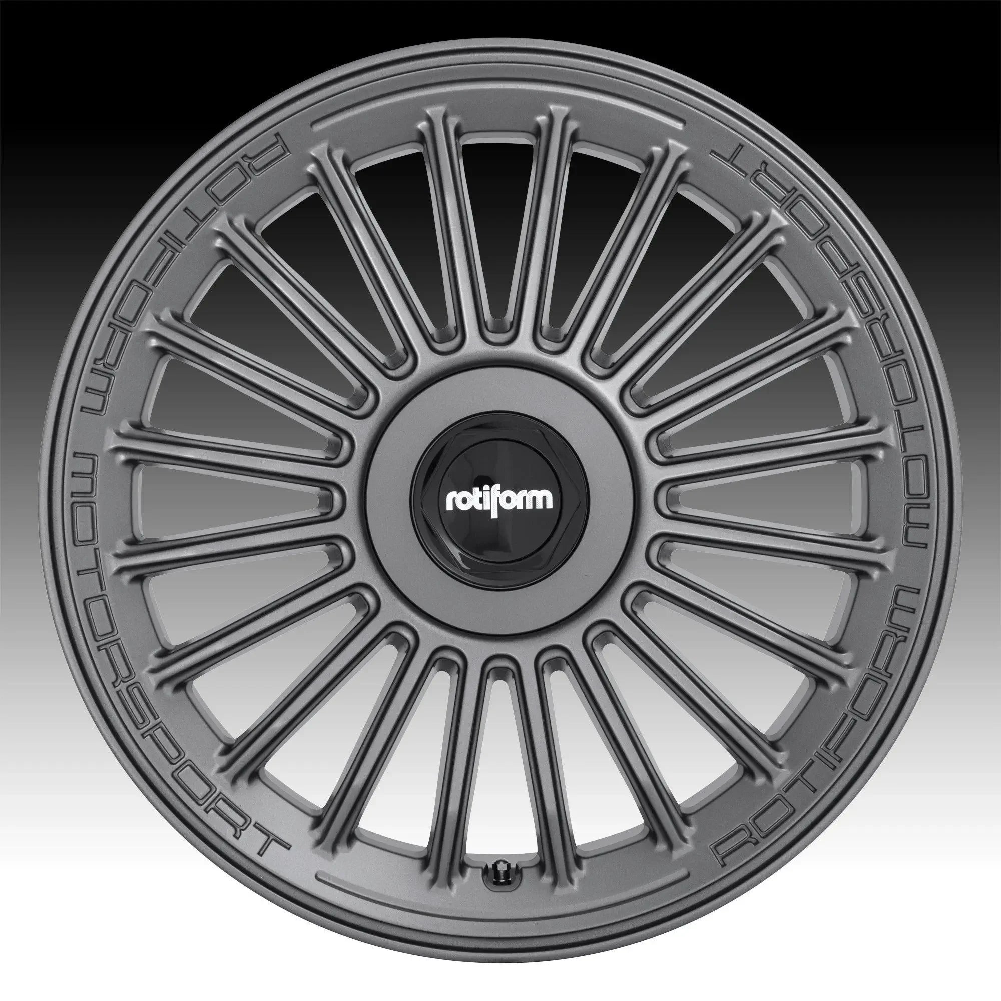 Rotiform BUC-M | 8,5x19 ET45 alésage 66,6 Anthracite 5x112 - Rasl'Bitume