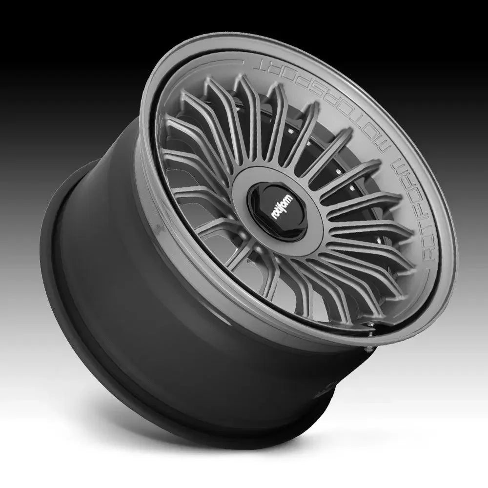 Rotiform BUC-M | 8,5x19 ET45 alésage 66,6 Anthracite 5x112 - Rasl'Bitume