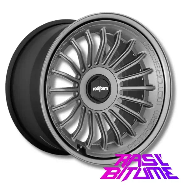Rotiform BUC-M | 8,5x19 ET45 alésage 66,6 Anthracite 5x112 - Rasl'Bitume