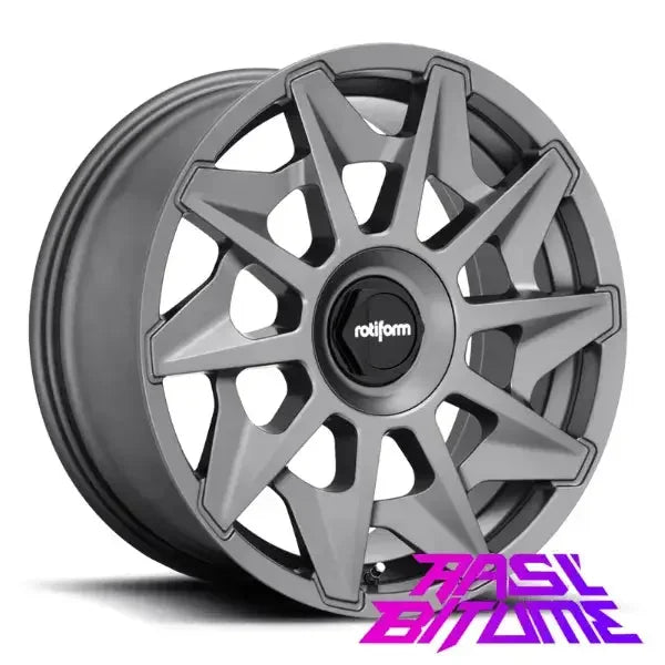Rotiform CVT | 8,5x19 ET 45 - 5x112 66,6 Anthracite - Rasl'Bitume