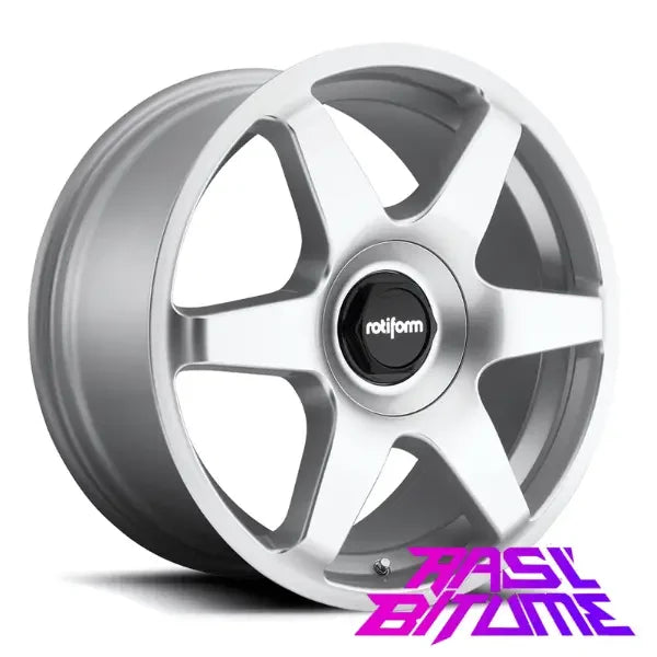 Rotiform SIX | 8,5x19 ET 45 - 5x112 66,6 silver - Rasl'Bitume