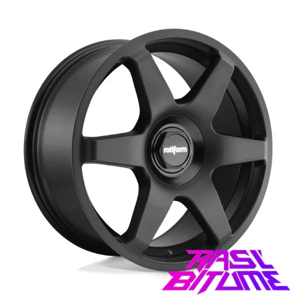Rotiform SIX | 8,5x19 ET 45 - 5x112 66,6 Noir Matt - Rasl'Bitume