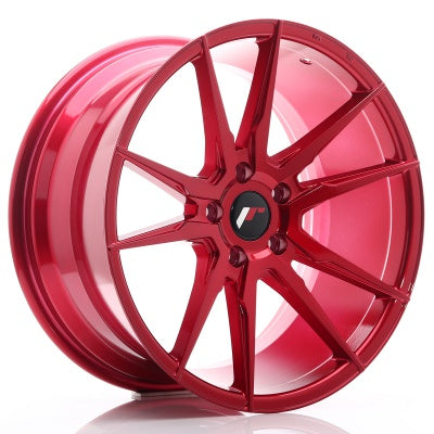 Japan Racing JR-21 20x8.5" (5 trous - sur mesure) ET40, Rouge