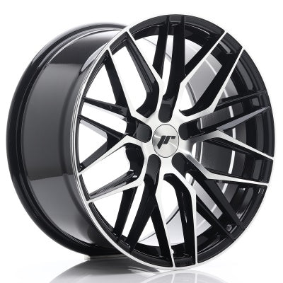 Japan Racing JR-28 Extreme Concave 20x10" (5 trous - sur mesure) ET40, Noir Brillant / Poli