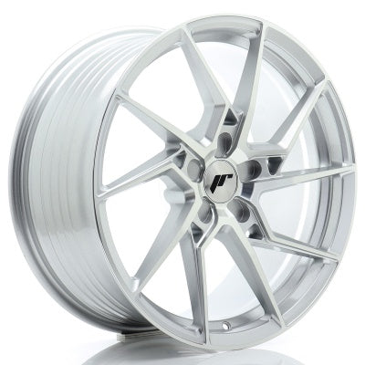 Japan Racing JR-33 Extreme Concave 20x10.5" (5 trous - sur mesure) ET15-30, Gris Argenté / Poli