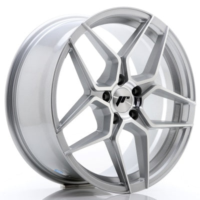 Japan Racing JR-34 Extreme Concave 18x9" 5x120 ET35, Gris Argenté, Face Polie