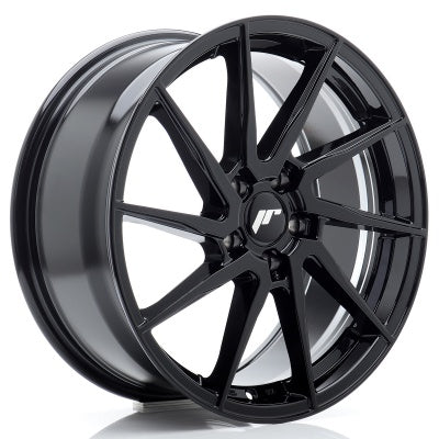 Japan Racing JR-36 Extreme Concave 19x9.5" (5 trous - sur mesure) ET20-45, Noir Brillant