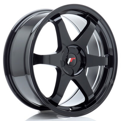 Japan Racing JR-3 Extreme Concave 18x9" (5 trous - sur mesure) ET35-40, Noir Brillant