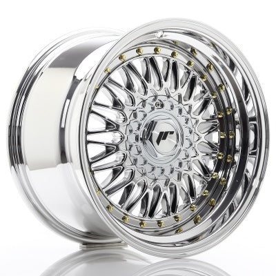 Japan Racing JR-9 17x7.5" (4 & 5 trous - sur mesure) ET35, Chrome