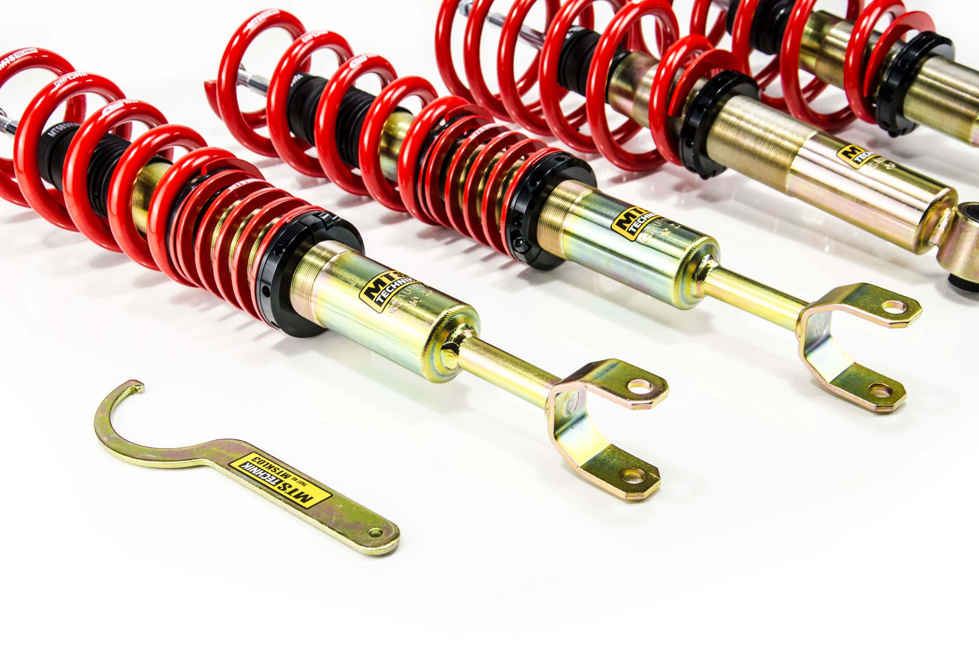 Combinés Filetés MTS Technik Audi A6 C5 (4B) quattro — Finition Gold — vue 2 [Gold]