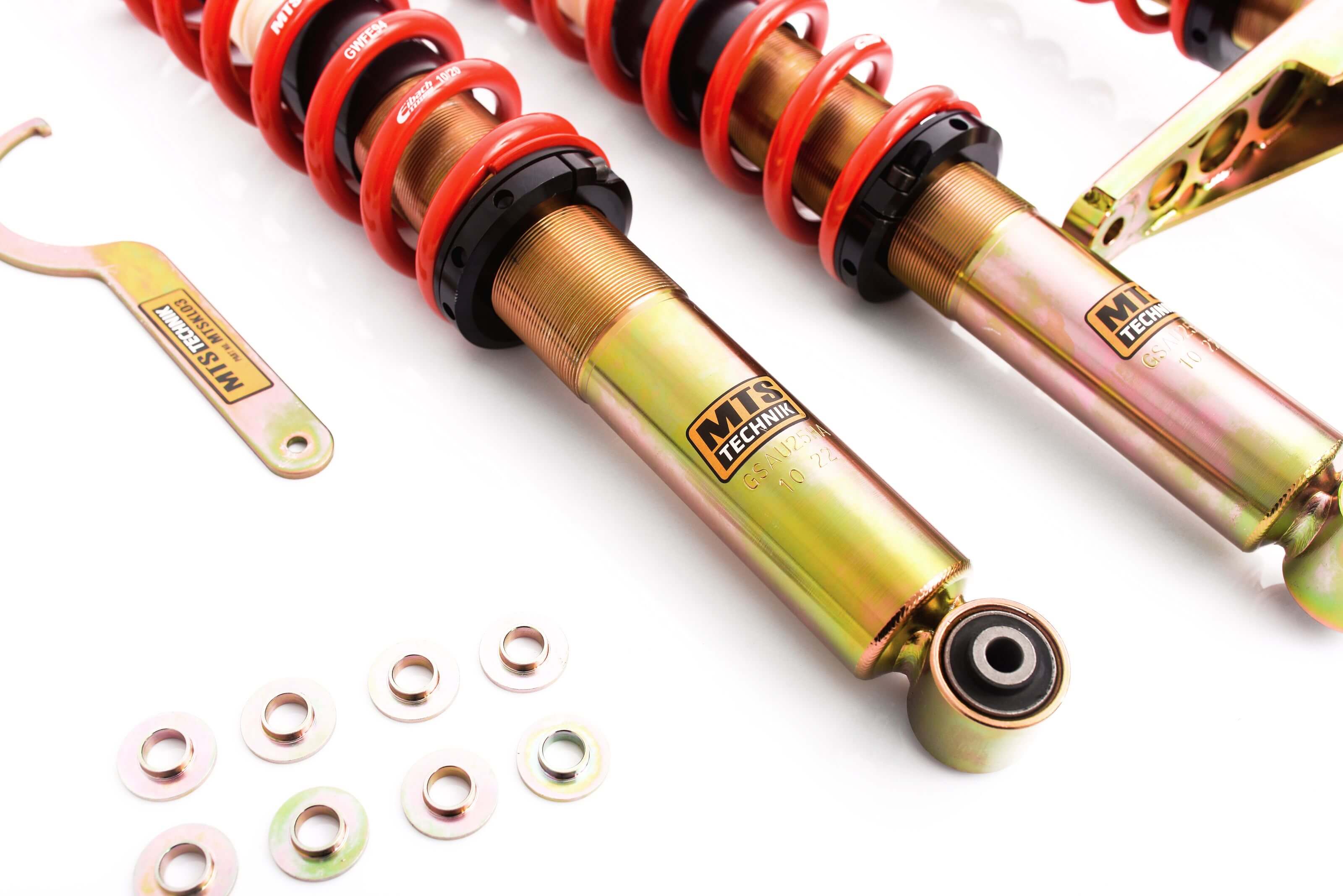 Combinés Filetés MTS Technik Audi B3 (89/8B) — Finition Gold — vue 2 [Gold]