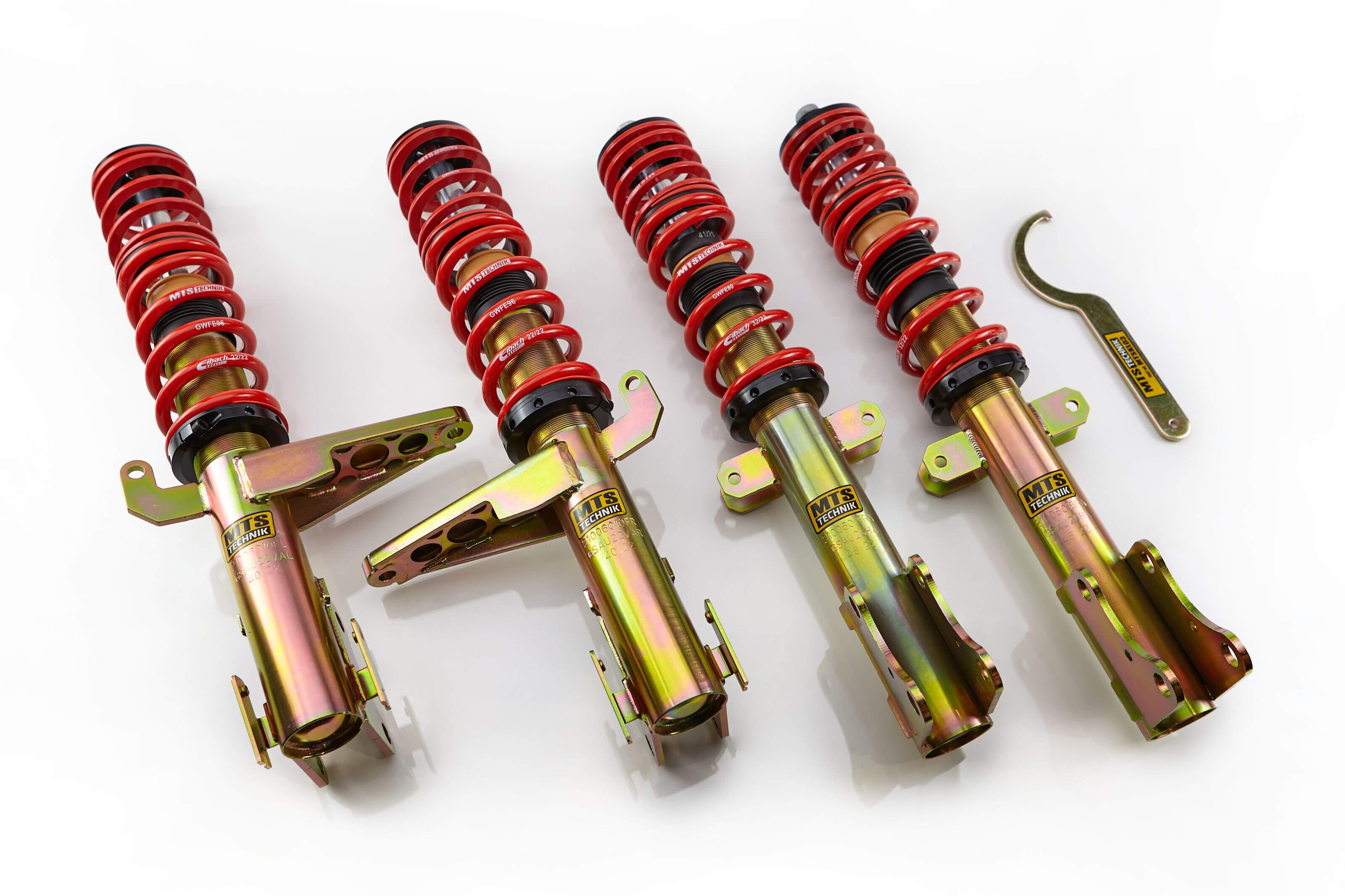 Combinés Filetés MTS Technik Audi B3 (89/8B) quattro — Finition Gold [Gold]