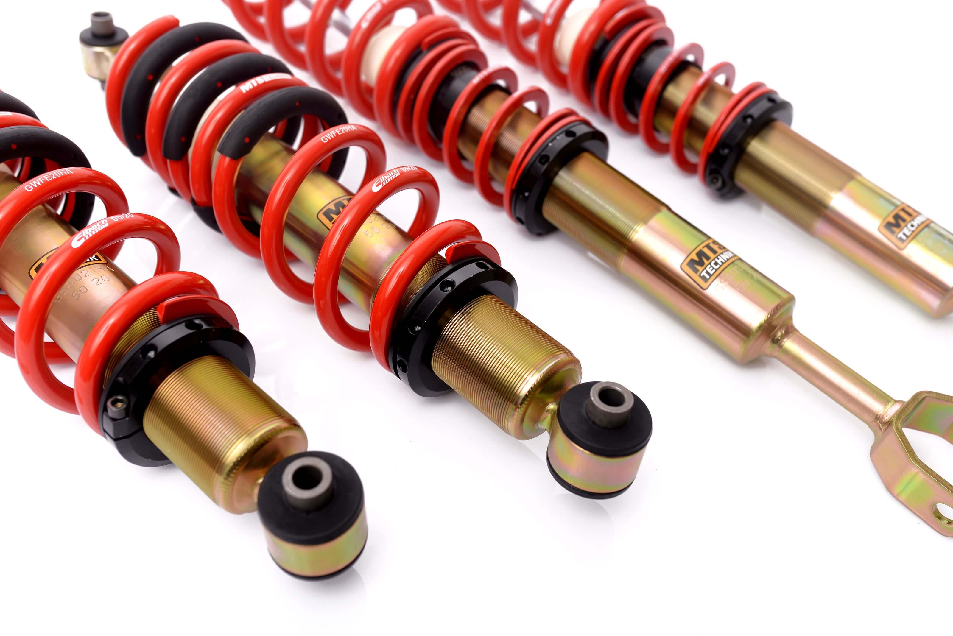 Combinés Filetés MTS Technik Audi A4 B5 (8D) quattro — Finition Gold — vue 2 [Gold]